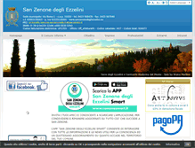 Tablet Screenshot of comune.san-zenone.tv.it